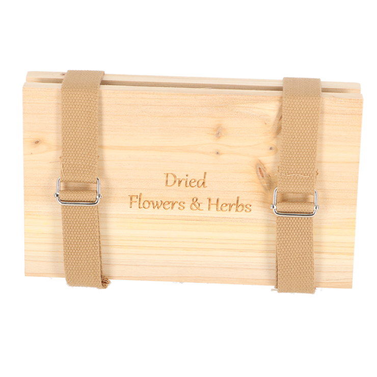 Blumen- und Kräuterpresse mit Bändern