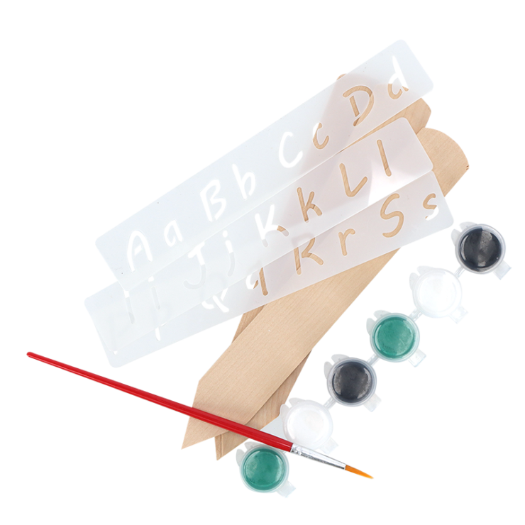 Set d'étiquettes pour plantes en bois PHZ