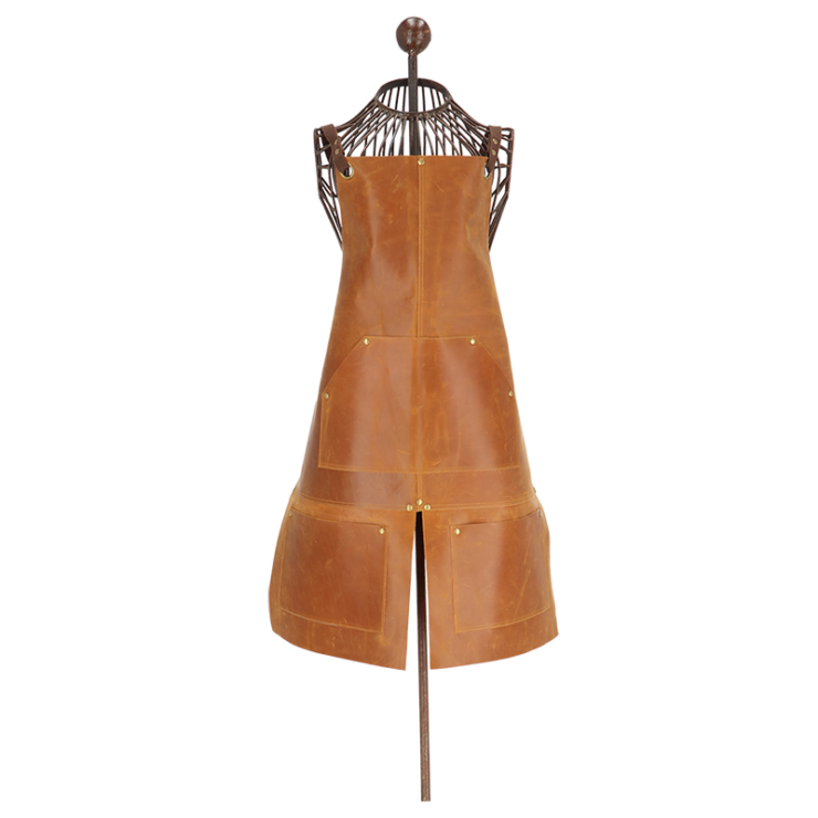 Tablier de jardin en cuir