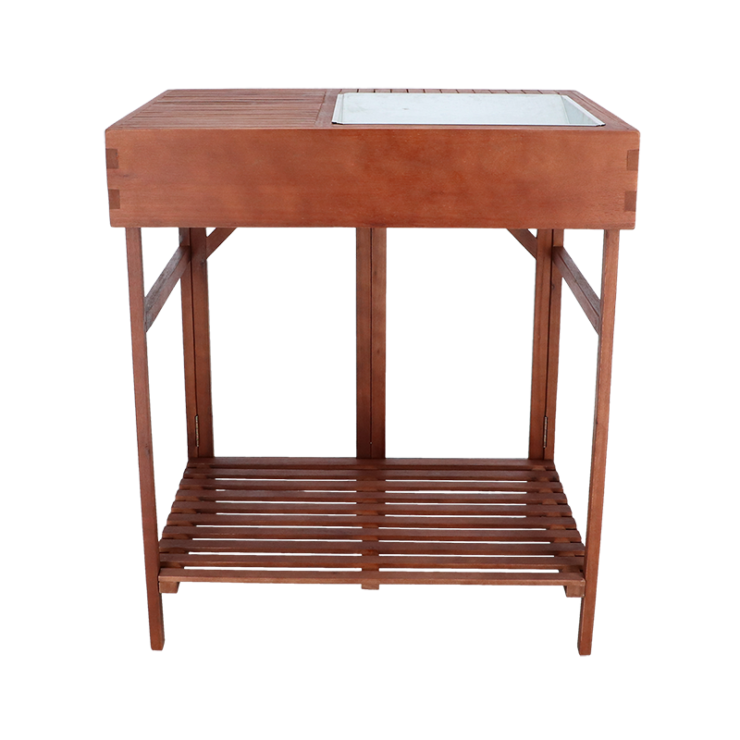 Table à rempoter en bois dur