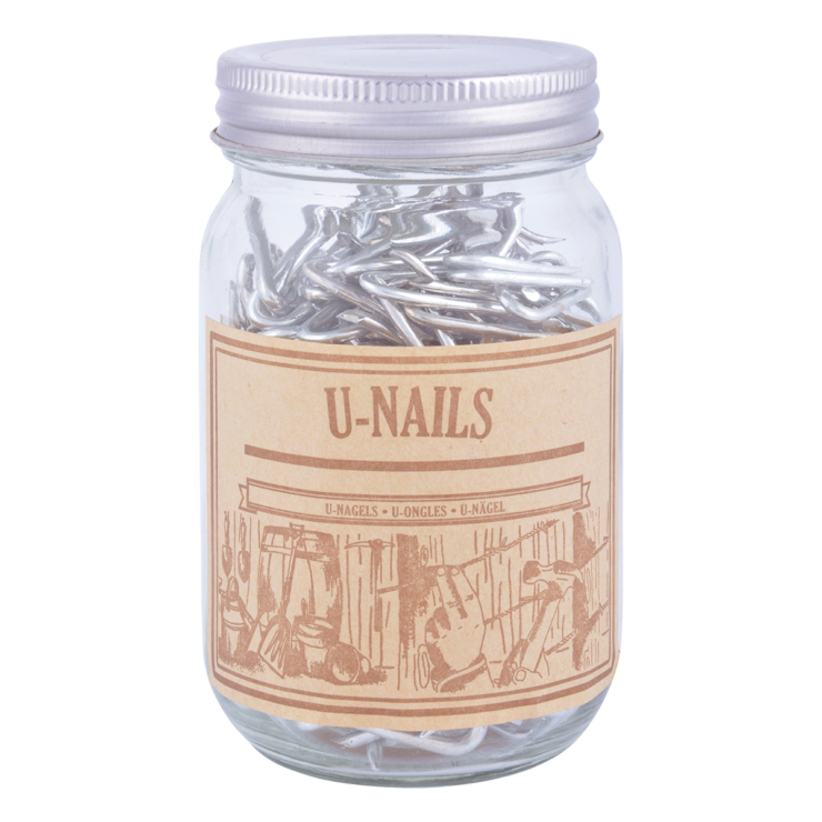U-Nägel im Glas
