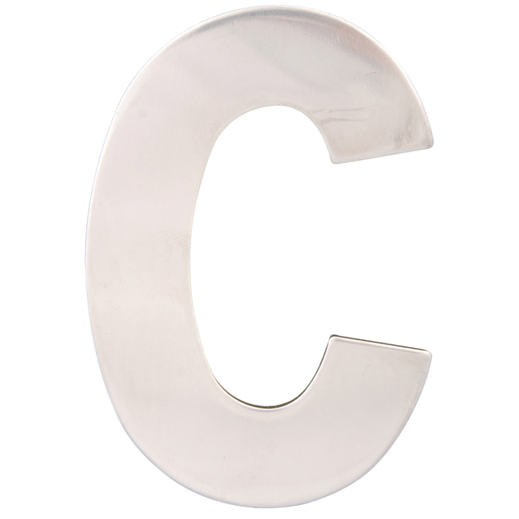 Huisletter C "arial"