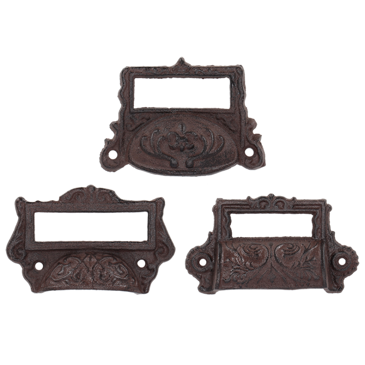 Etikettenrahmen- Griff sort