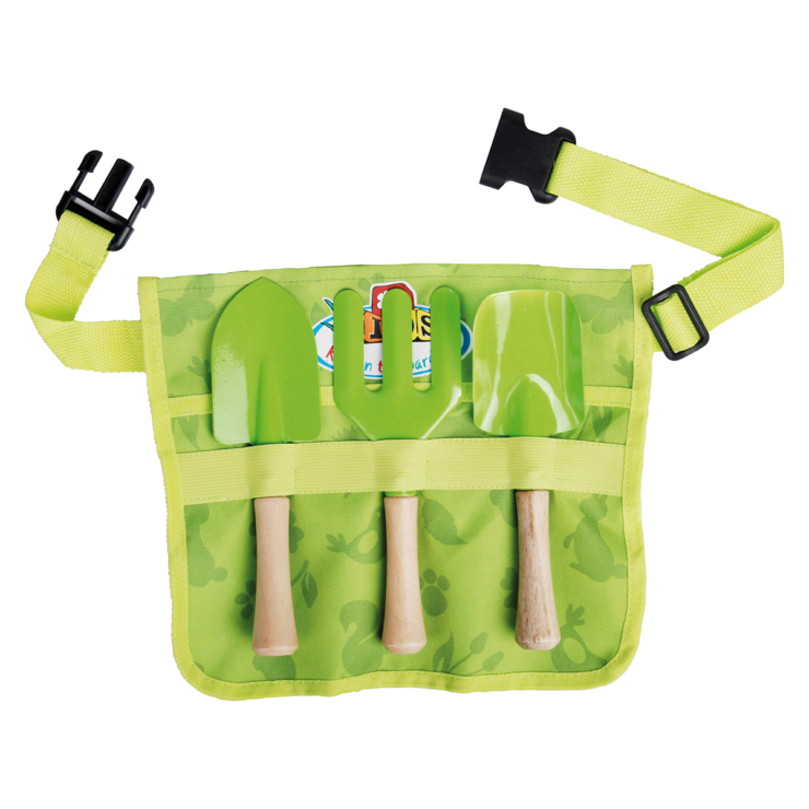 Tablier enfant avec outils de jardin