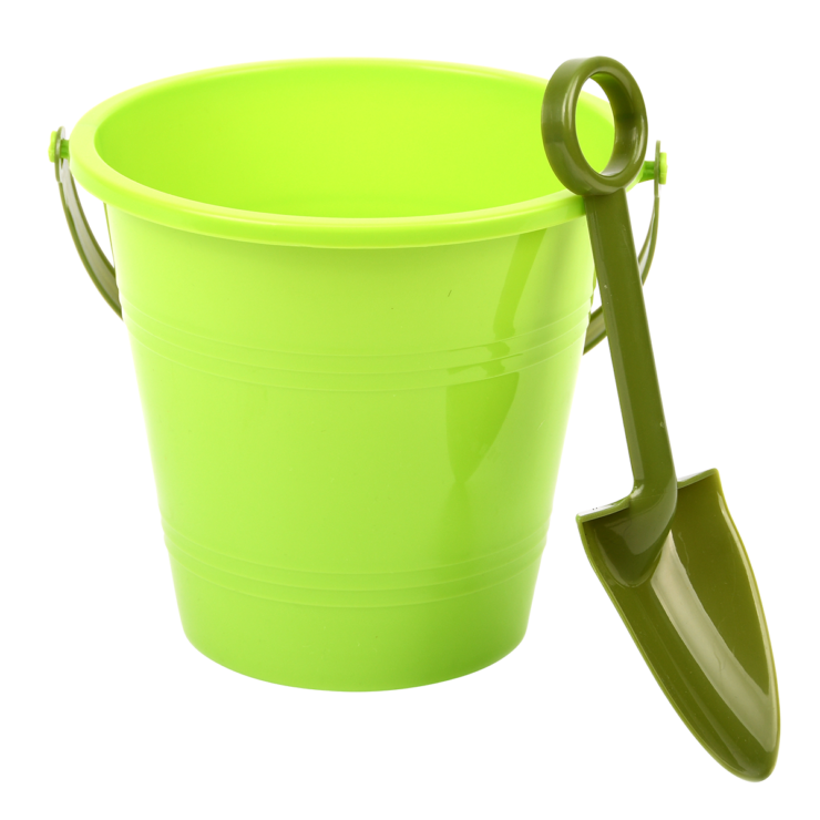 Seau enfant avec pelle plastique
