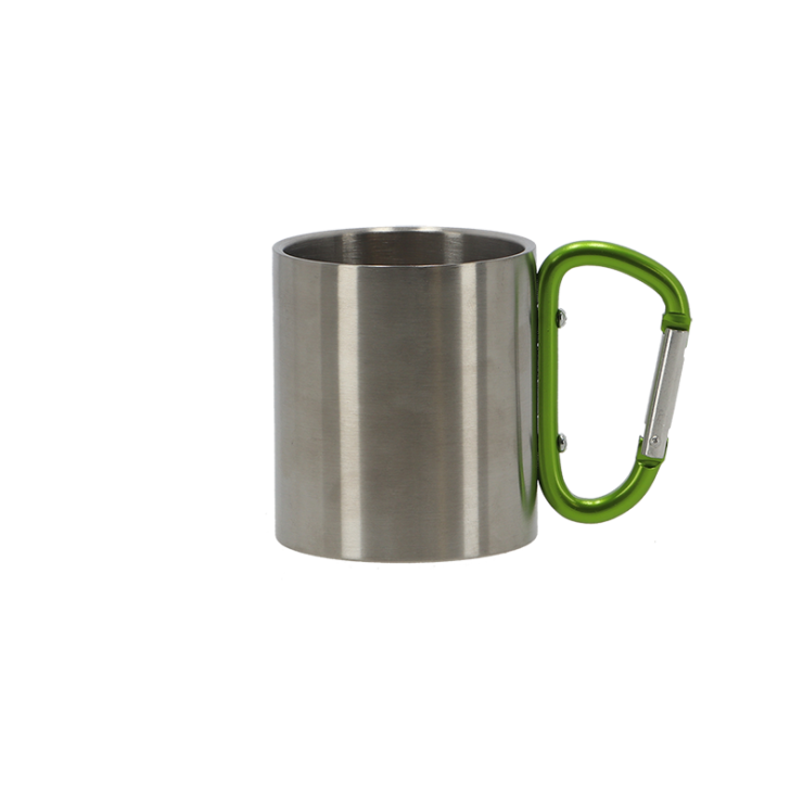 karabijnhaak met mok