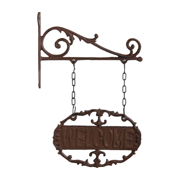 Welkombordje met haak