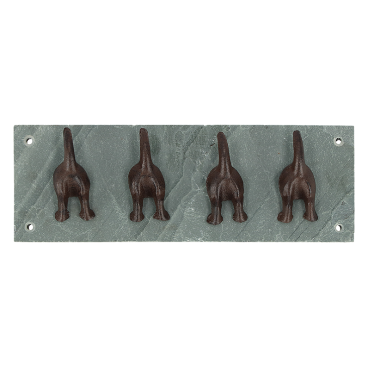 4er Haken Hundeschwänze