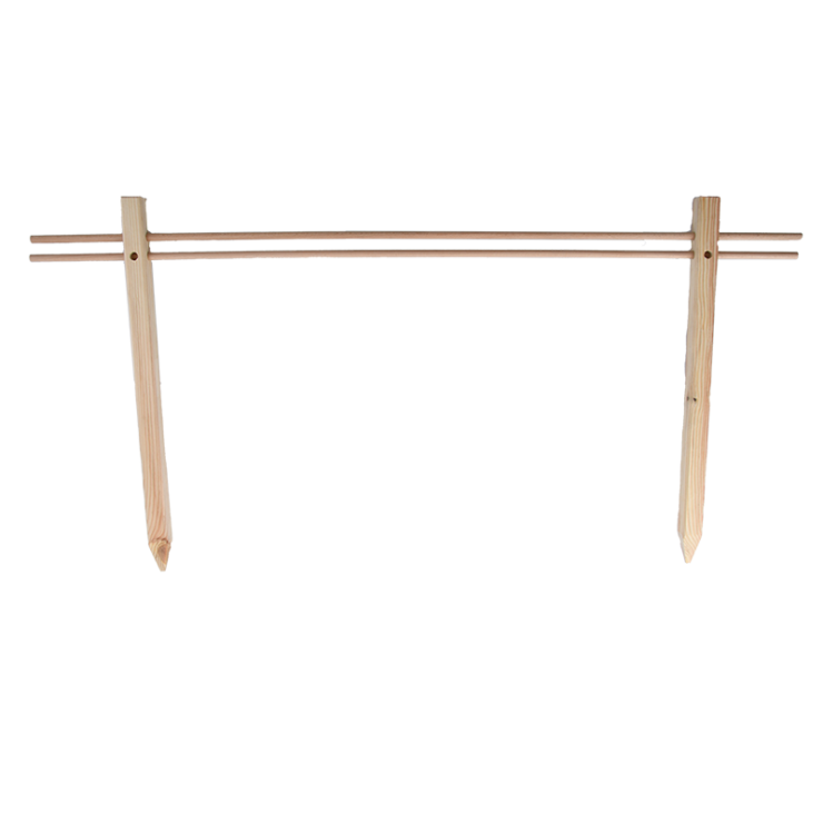 Pflanzenstütze Zaun aus Holz L