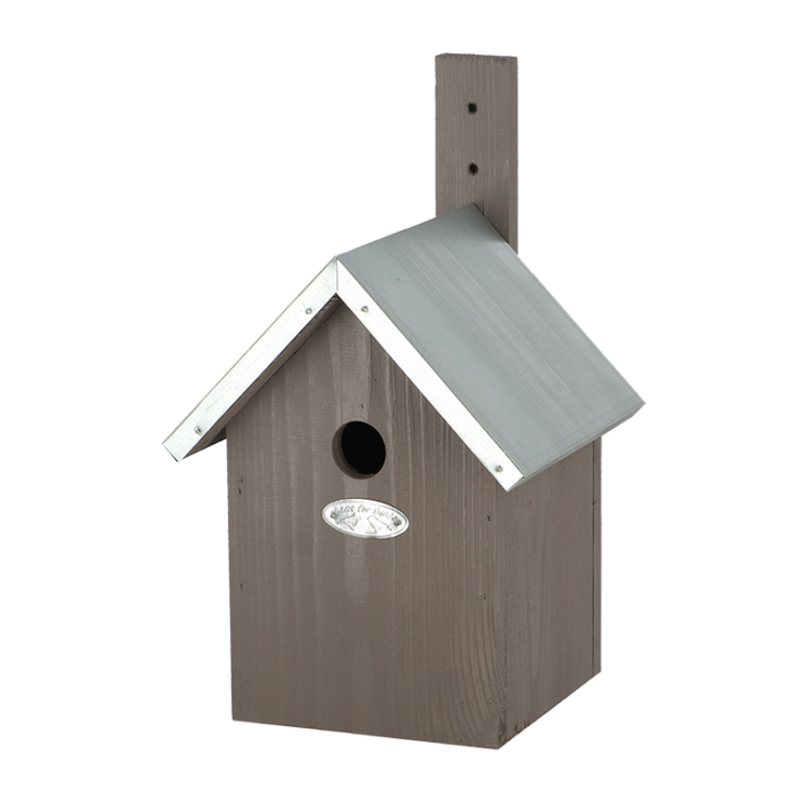 Nichoir mésange bleue - gris