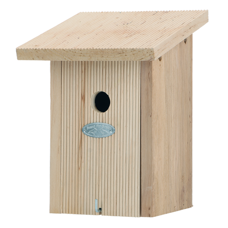 Pimpelmees nestkast in cadeaudoos