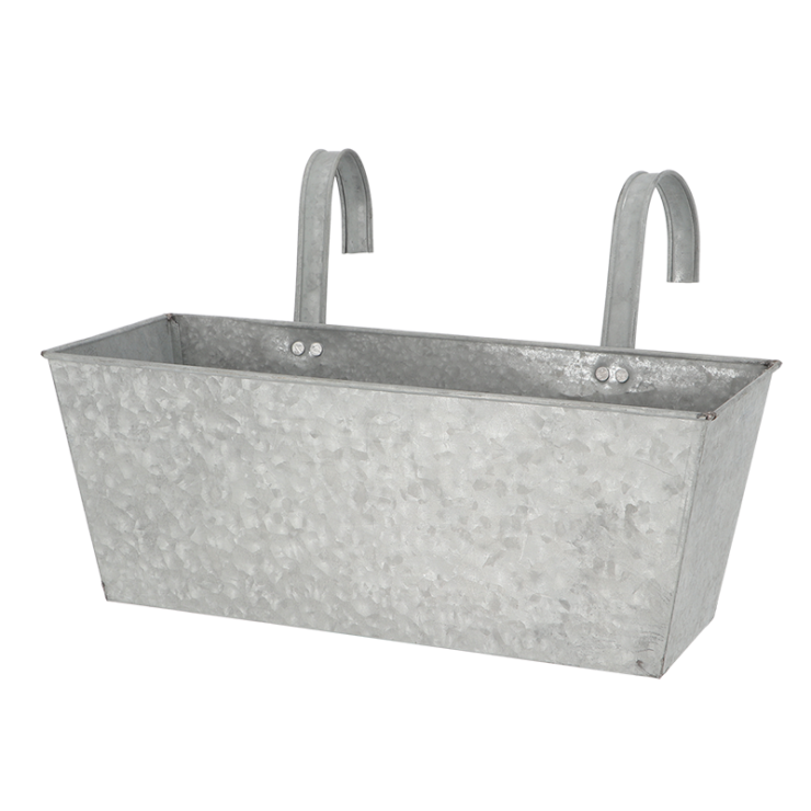 Oud zink balkonbak