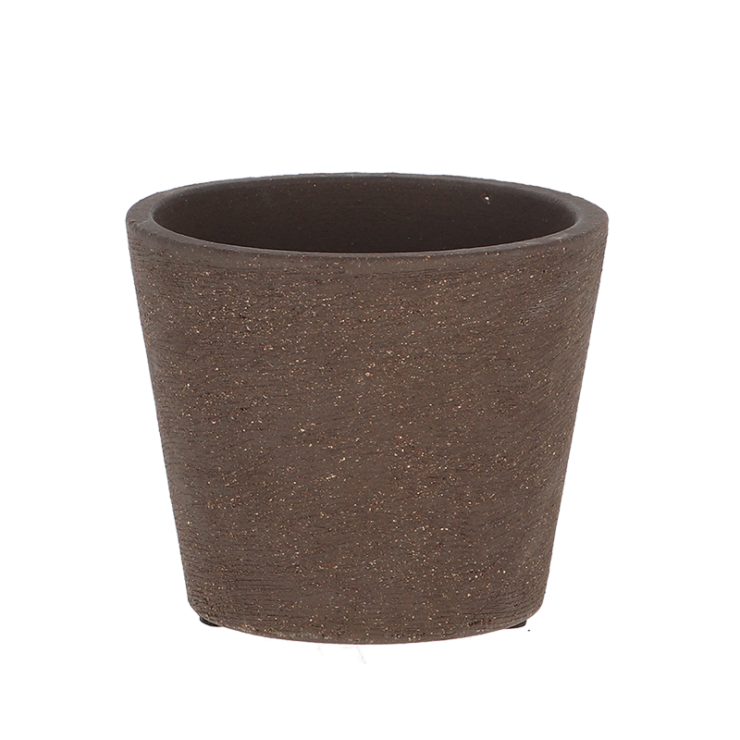 Flower pot unglazed brown 12cm