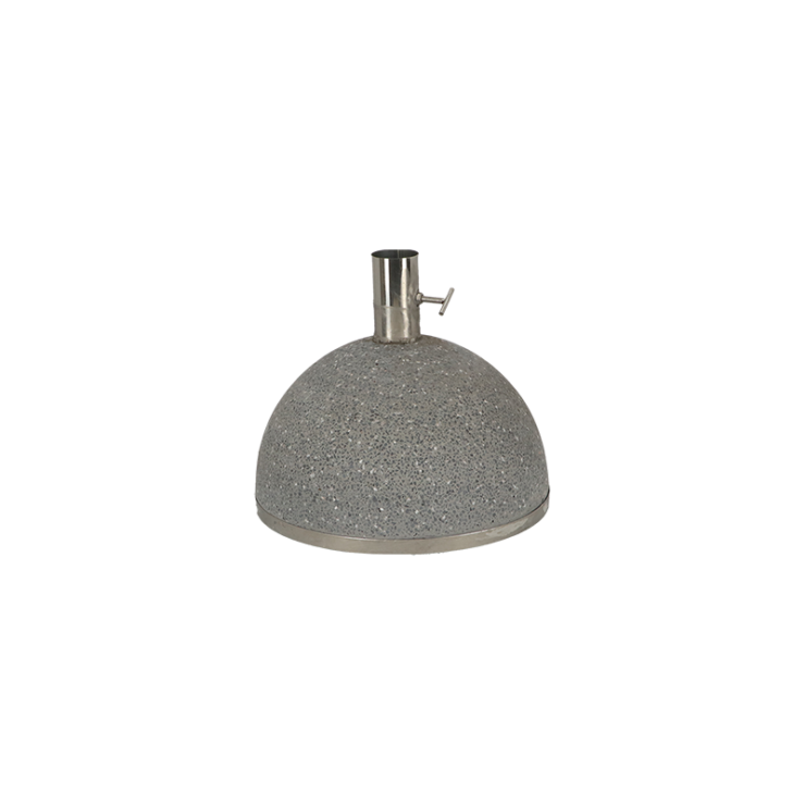 Pied de parasol granit gris foncé M