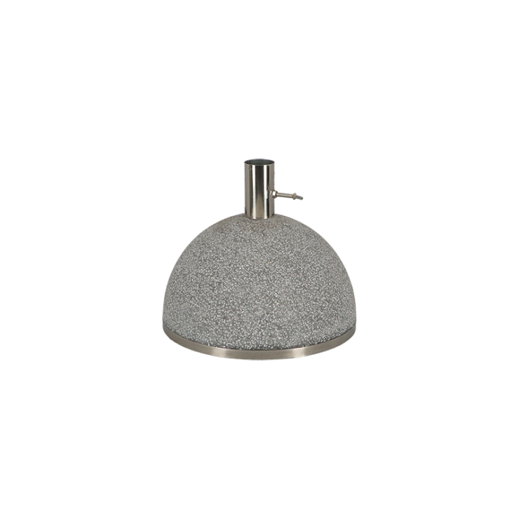 Schirmfuß Granito hellgrau M