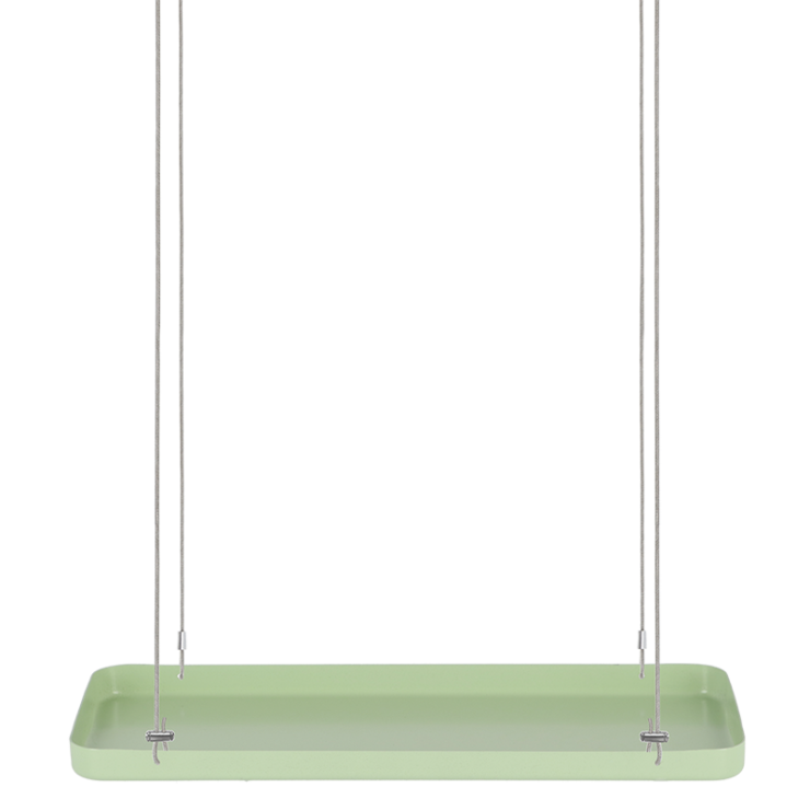 Rectangular green window hanging tray S