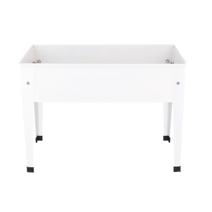 Carré potager métal blanc S