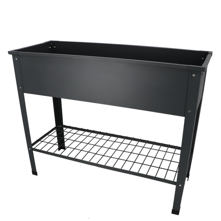 Carré potager métal anthracite L