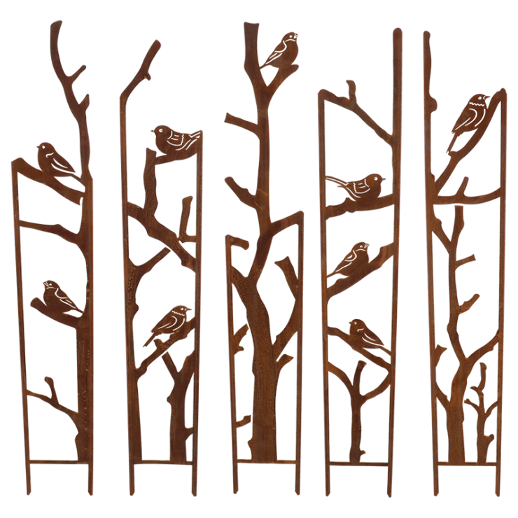 Trellis 5 parts birds S