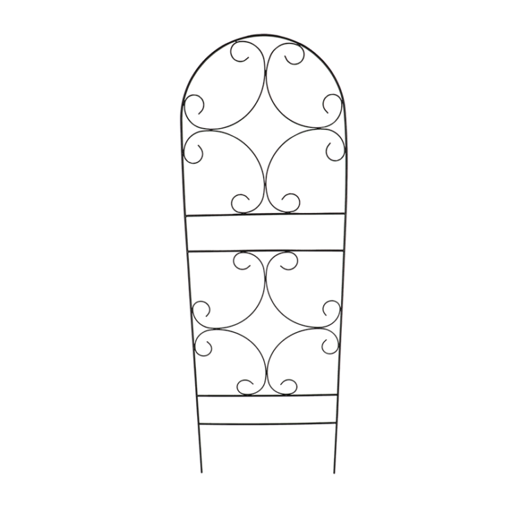 Plant support black curls