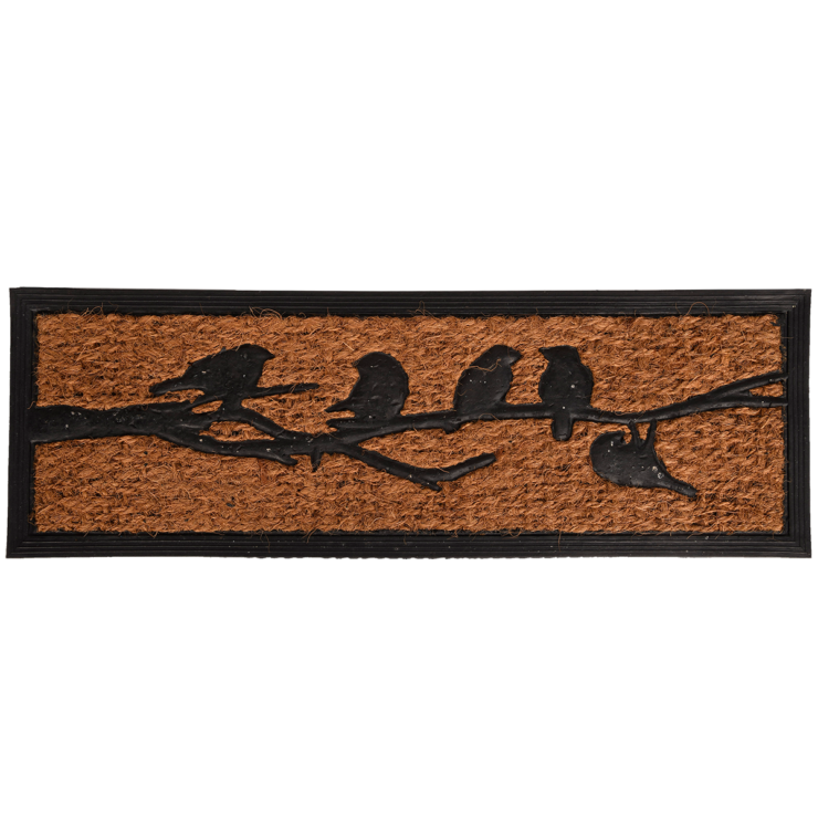 Türmatte Gummi/Kokos Vögel auf Ast