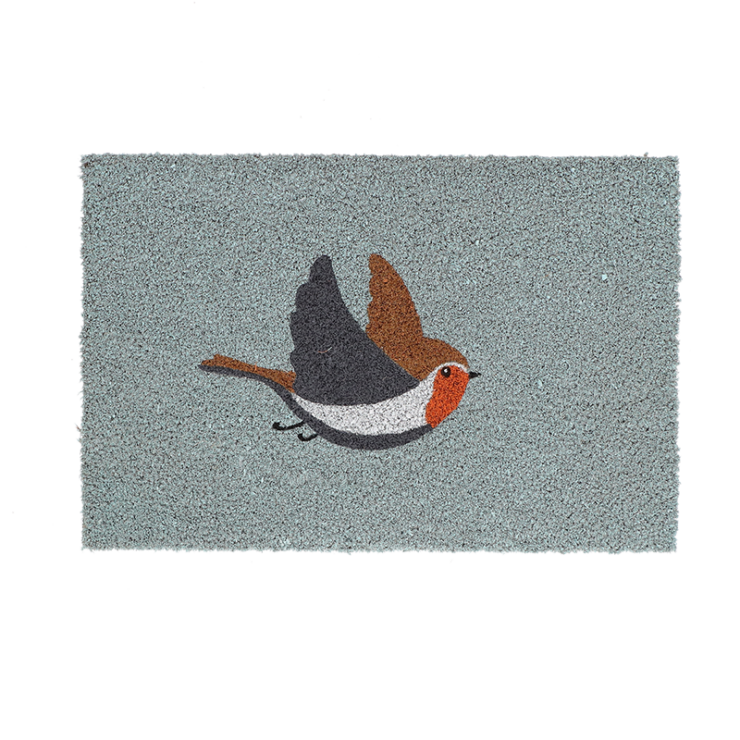 Deurmat kokos roodborst M