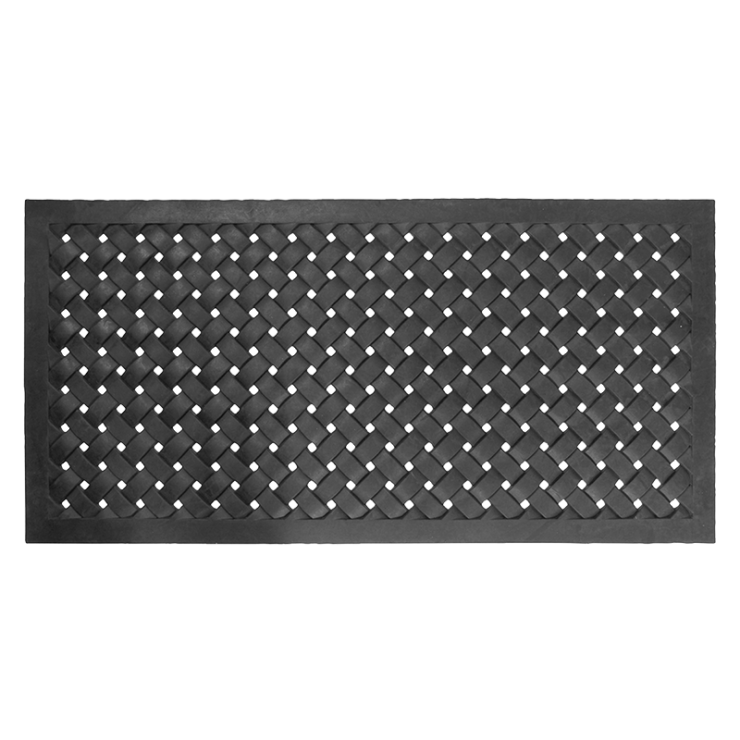 Deurmat rubber gevlochten maat XL