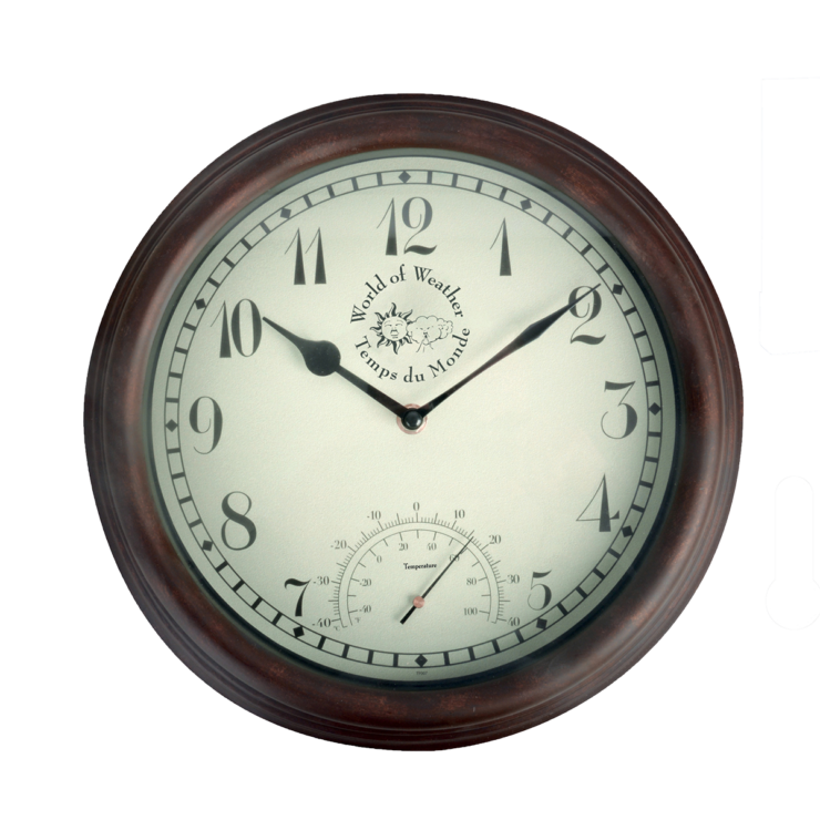 Horloge plastique S Thermomètre