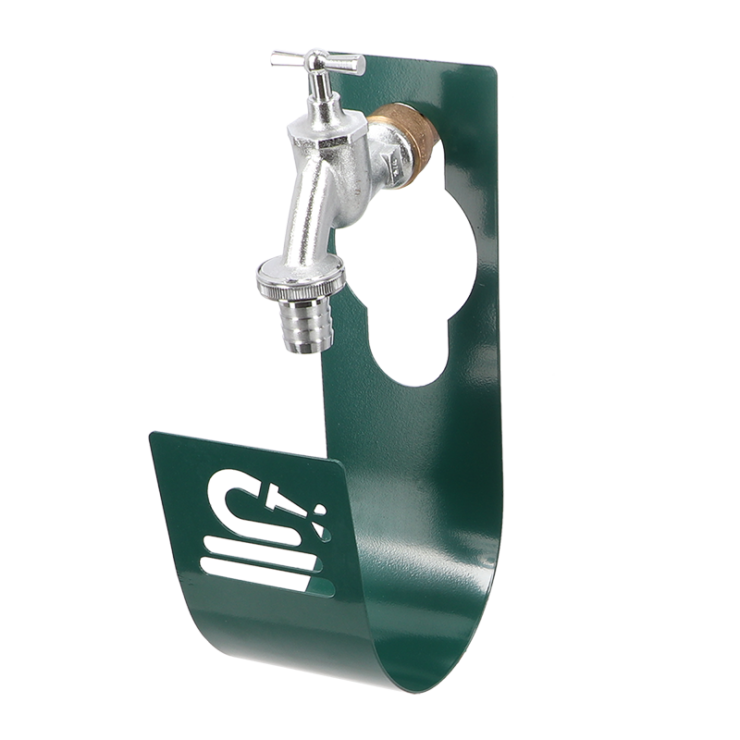 Slanghouder kraan groen