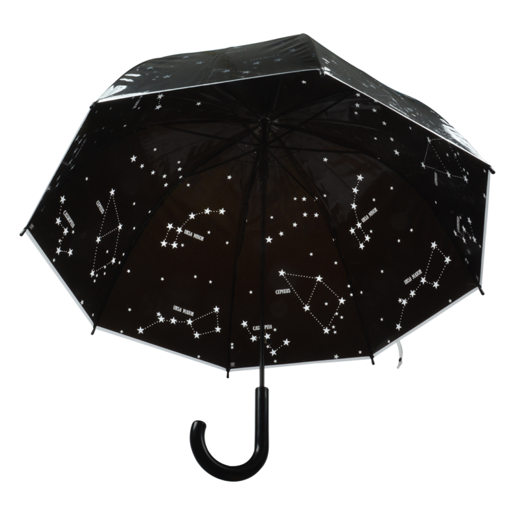 Schirm transparent Sternenhimmel