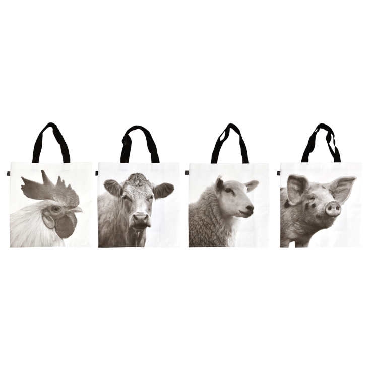 Tas boerderijdier z/w L