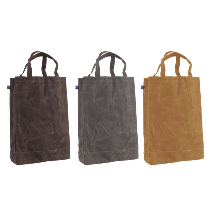 Sac de courses toile cirée longue