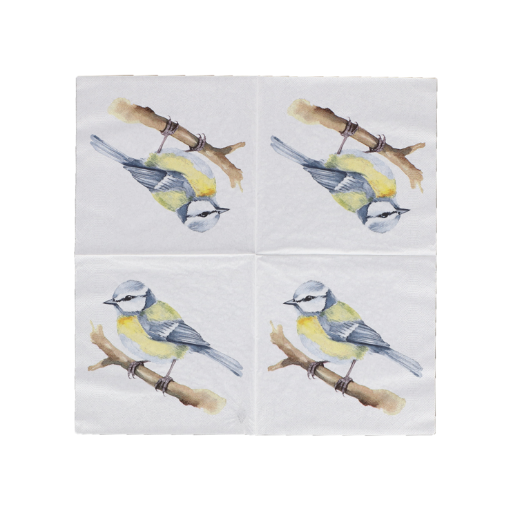 Papierservietten Blaumeise 33x33cm