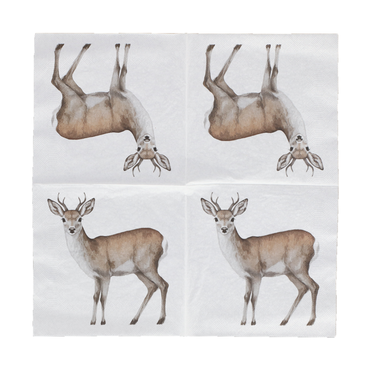 Paper napkins Roe Deer 33x33cm
