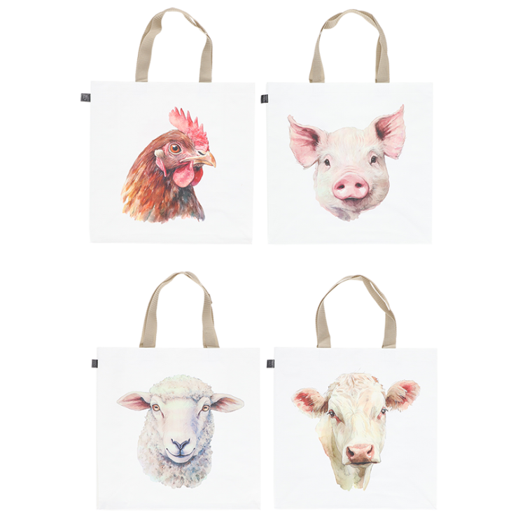 Boodschappentas aqua. boerderij ass