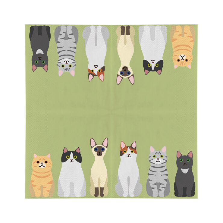 Papierservietten Katzen 33x33cm