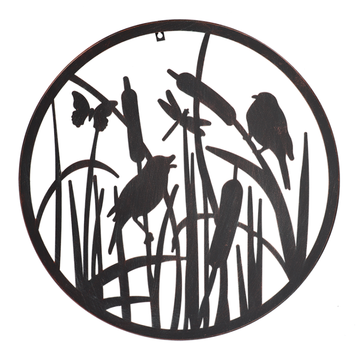 Muurdecoratie rond vogels