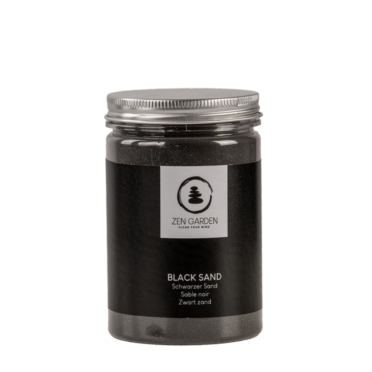 Zen-Gartensand schwarz