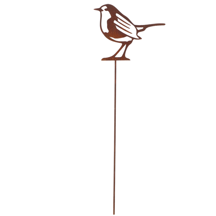 Rouille, tuteur rouge gorge europ.