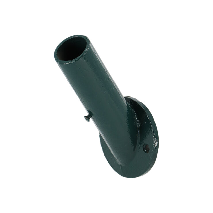 Cast iron flag pole holder