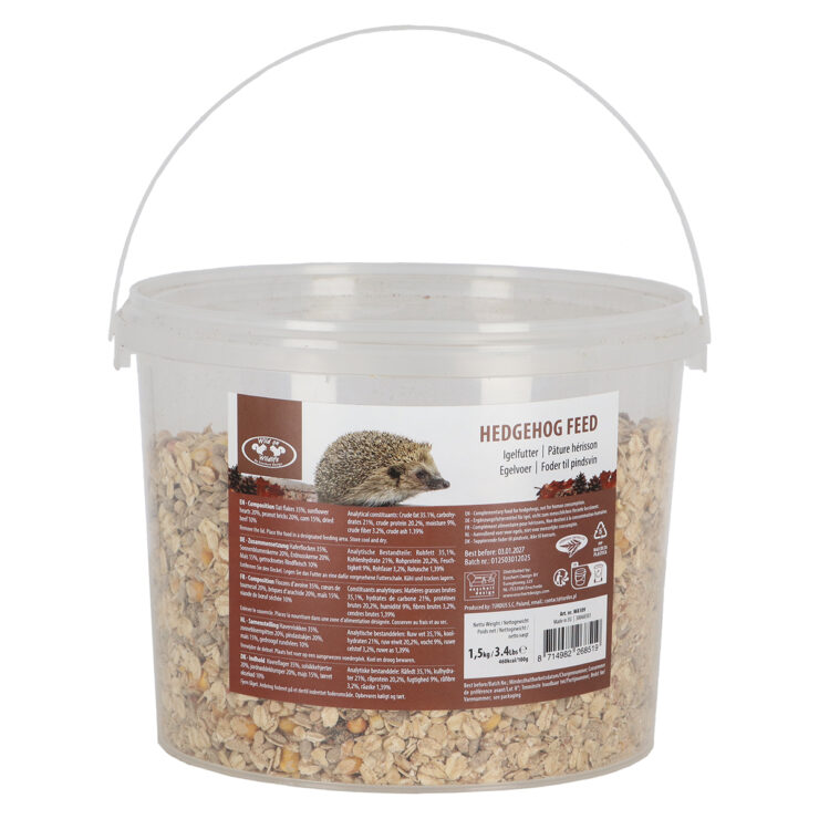 Nourriture pour hérissons en seau 1,5kg
