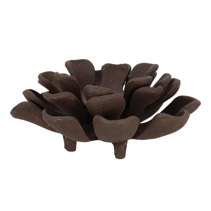 Tealight holder pinecone