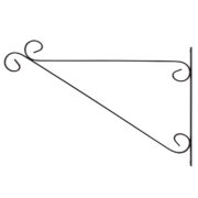 Hanging basket hook with curl XL