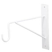 Hanging basket hook white 25cm