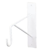 Hanging basket hook white 25cm