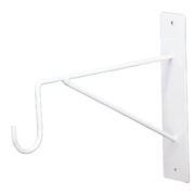 Hanging basket hook white 25cm