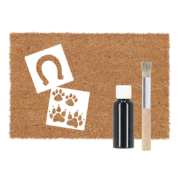 PIY set doormat animal foot prints