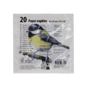 Serviette papier mésange ch 33x33cm