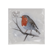 Paper napkins Europ. robin 33x33cm