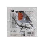 Paper napkins Europ. robin 33x33cm